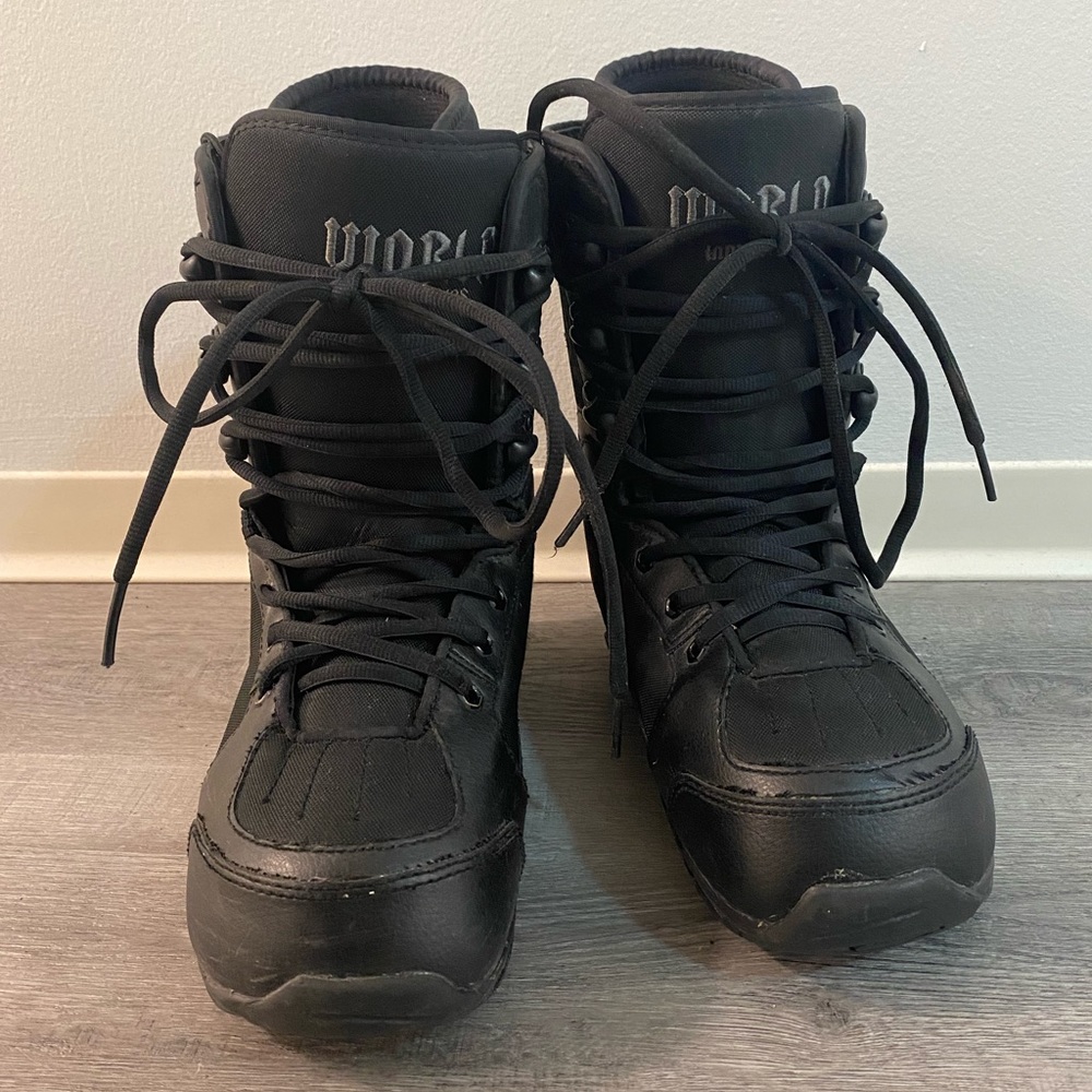 Snowboard Boot Size 6 Kids World Industries Black Boys Winter